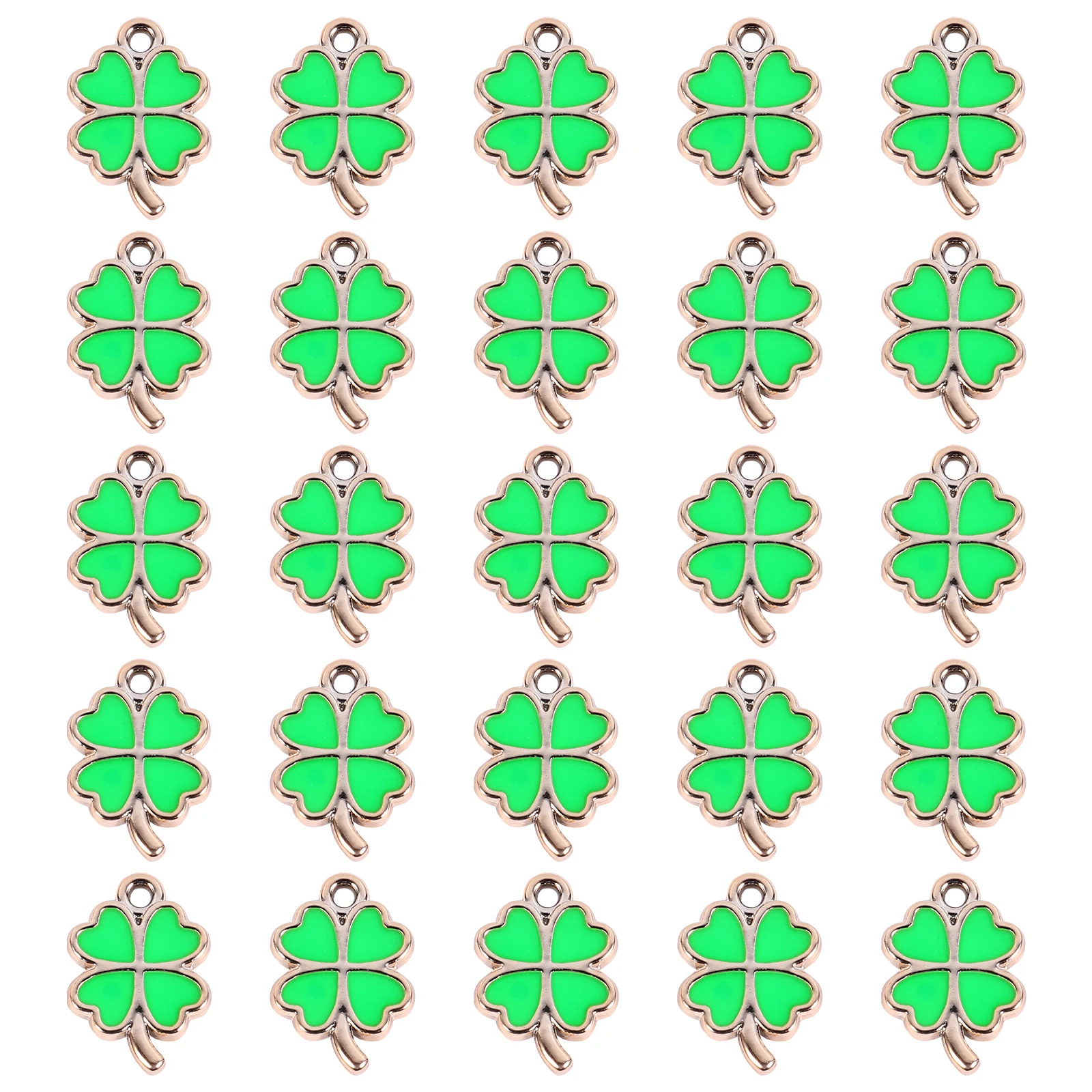 

25 Pcs Jewelry Necklace Pendant Set Charms for Bracelets Making Wallet Eye-catching Pendants Metal Plastic