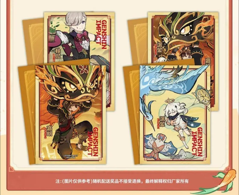 PLAYING CARD VOL.5 Genshin Impact Cards Anime Collection Cards Mistery Box Board Games Toys Birthday Gifts for Boys and Girls