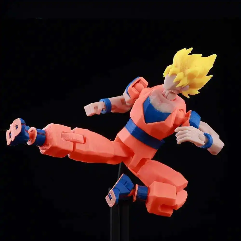 9L3D drukowane postacie z anime szczęście manekin 13. figurki Dragon Ball Son Goku wieloprzegubowy ruchomy manekin z możliwością zmiany kształtu zabawki