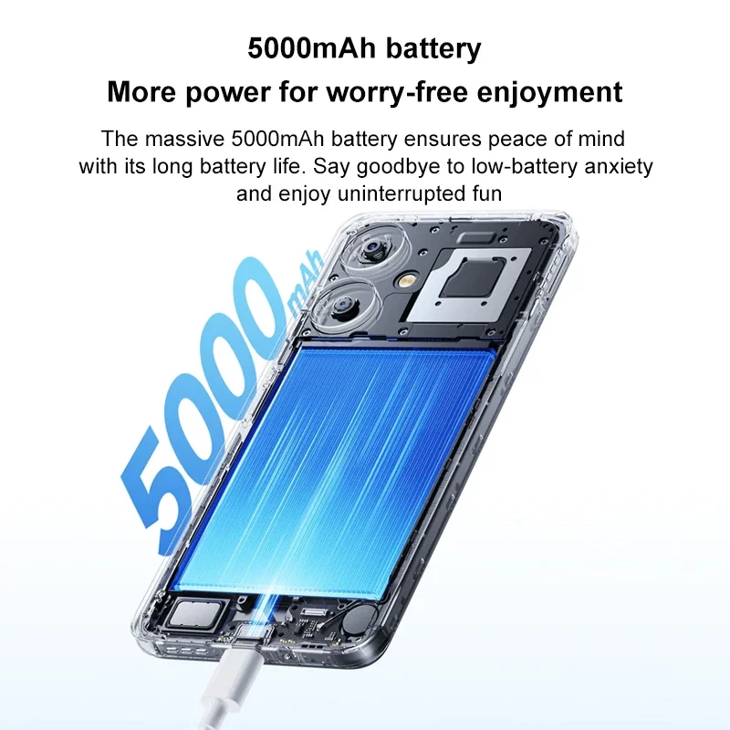 xiaomi Redmi 13C 5G smartphone Dimensity 6100+ 6.74" ultra-large Display 50MP+5MP AI Camera 18W 5000mAh Battery used phone