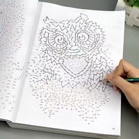 Magic Line Concentration Training Left and Right Brain Development Thinking Training Book Maze Book Digital Connection Drawing