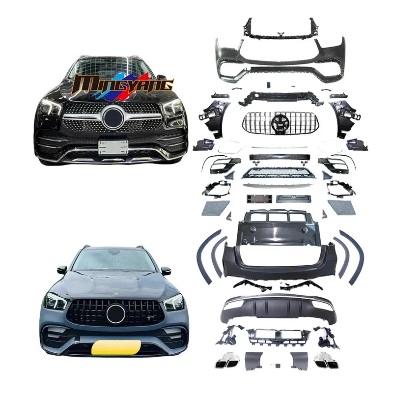 

Factory Wholesale GLE63 Facelift Car Bumper Grills Bodykit for GLE W167 2019 Upgrade to GLE 63