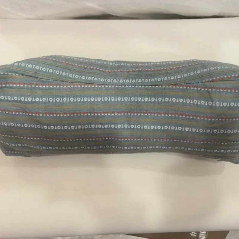 2025 new cotton triangular buckwheat pillow cervical spine protection adult sleep bone protection cervical spine pillow