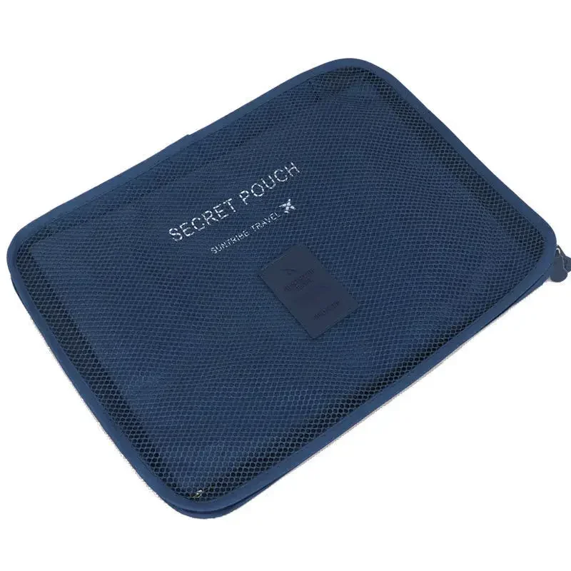 6/1pc sacos de armazenamento de roupas de viagem à prova dwaterproof água portátil organizador de bagagem bolsa embalagem cubo 9 cores estoque local