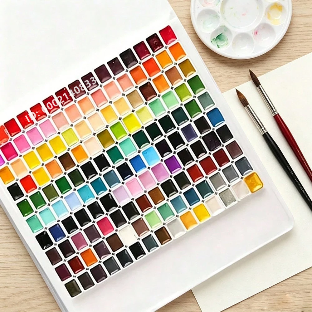 180/150/98/60 Rich Colors Premium Solid Watercolor Paint Set, Perfect Travel  Watercolor Set for Artsits,Hobbyists and Painting