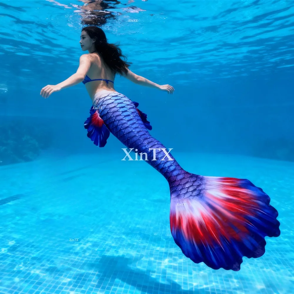 

Big Fish Tail Fighting Fish Mermaid Fish Tail Free Diving Oceanarium Show Costume Customized Size Available