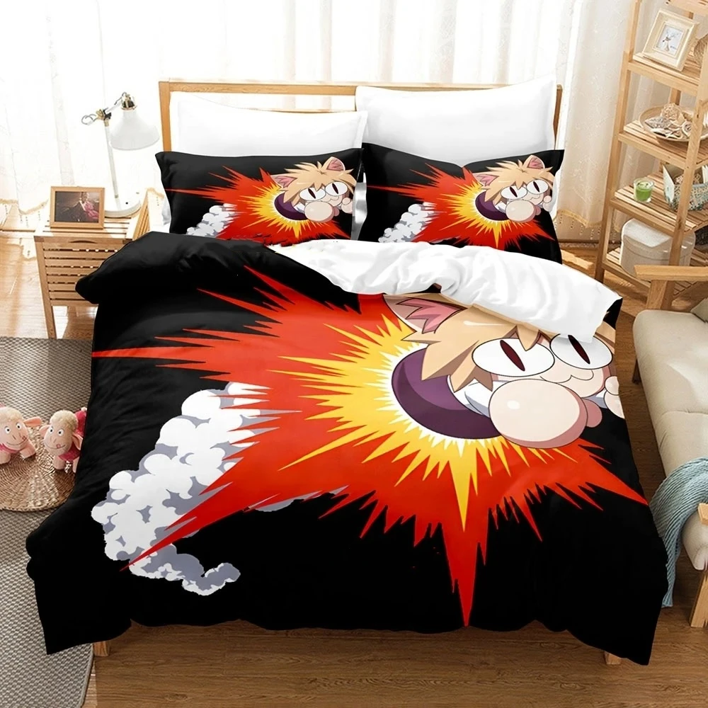 

Melty Blood Neco Arc Bedding Set Single Twin Full Queen King Size Bed Set Adult Kid Bedroom Duvetcover Sets Anime Bed Sheet Set