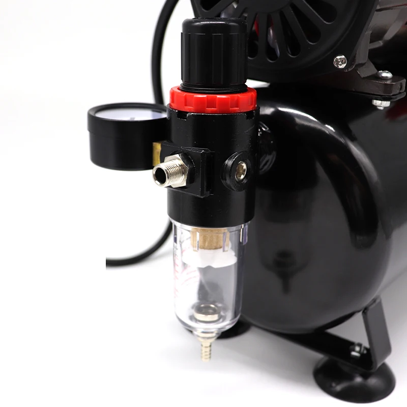 Portable Oil-free Airbrush Compressor Kit TC-80T with tank