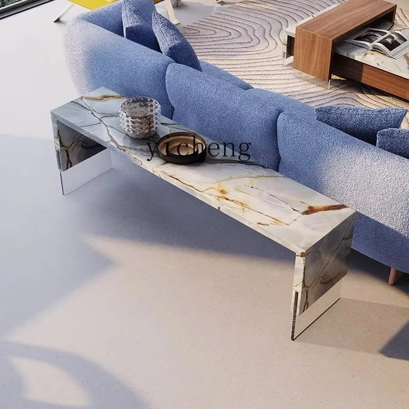 CZ-31  sofa back several sides several tables suspended natural marble rectangular sofa corner several villa luxury stone