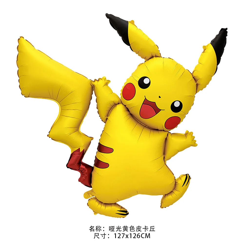 2026 Pokemon 3D Ballon Großer Glurak Pikachu Mew Niedliche Anime-Figur Ballon Kindergeburtstag Party-Zubehör Dekoration Geschenke
