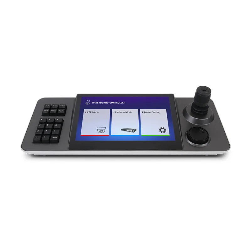 

KEYM4DIPV1 PTZ control keyboard, with LCD screen decoding output, support network or RS485 control PTZ