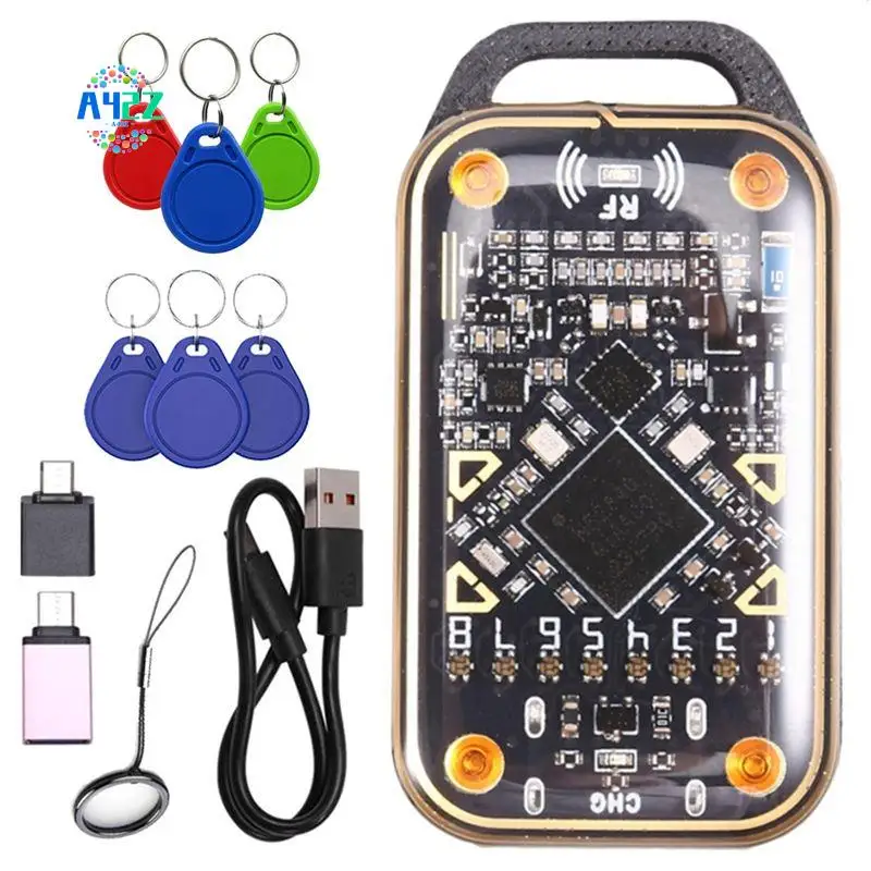 

A42Z-Restart Chameleon Ultra Smart Card Emulator+3Xcuid/UID Keychain RFID Smart Chip Reader 125K 13.56M ID IC Card Duplicator