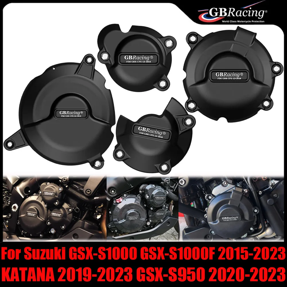 

GBRacing For Suzuki KATANA 2019-2023 GSX-S950 2020-2023 GSX-S1000 GSX-S1000F 2015-2023 Motorcycle Engine Protection Cover