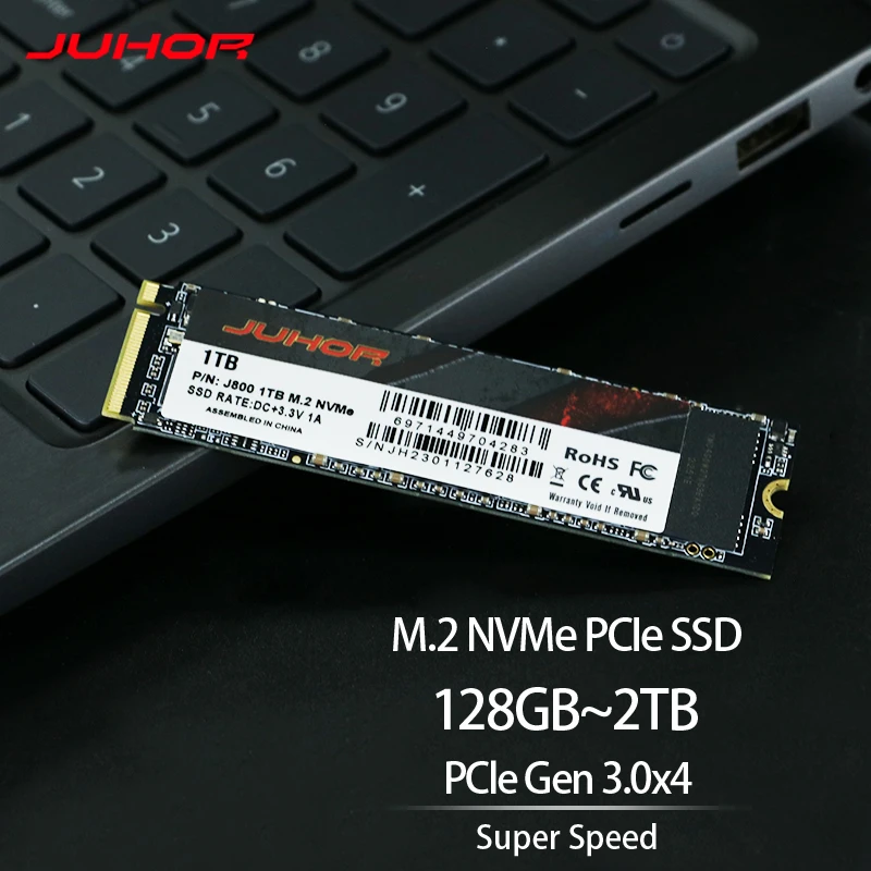 Imagem -02 - Juhor-disco Rígido Interno para Laptop e Desktop Disco Rígido Ssd M.2 Nvme Pcie 3.0x4 128gb 256gb 512gb 1tb 2t