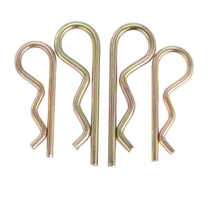 

20pc cotter pin type r clips Titanium Spring steel M2 M3 M6 M8 46-150mm Split Clip Clamp Tractor hitch pin for tractor ,rc