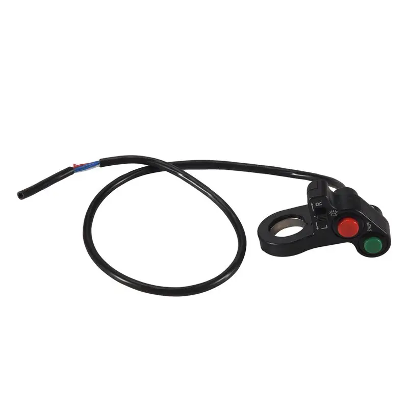 Professional Motorcycle Handlebar Switch Electric Bike Scooter Horn Turn Signals On/Off Button Light Switch