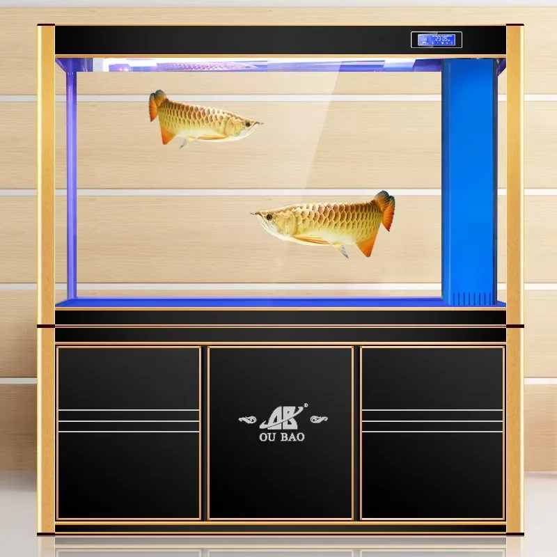 2026 Custom Size Rectangular Glass Aquarium Tank for Fresh & Saltwater, Factory Direct Factory Direct Freshwater Tank