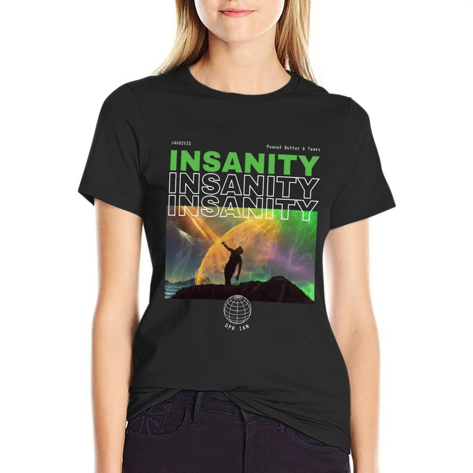 Dpr Ian Insanity (Black Version) T-Shirt Short sleeve tee Aesthetic clothing t shirts for Womens