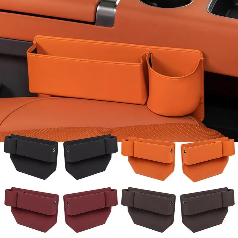 Car Seat Crevice Filler Organizer Car Seat Crevice Storage Organizer Reusable Divider Crevice Pockets Car Seat Plug Strip Gaps