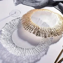 DIY Irregular Round Crystal Mirror Plate Silicone Mold Handmade Plaster Cement Tray Epoxy Resin Mold Jewelry Storage Home Decor