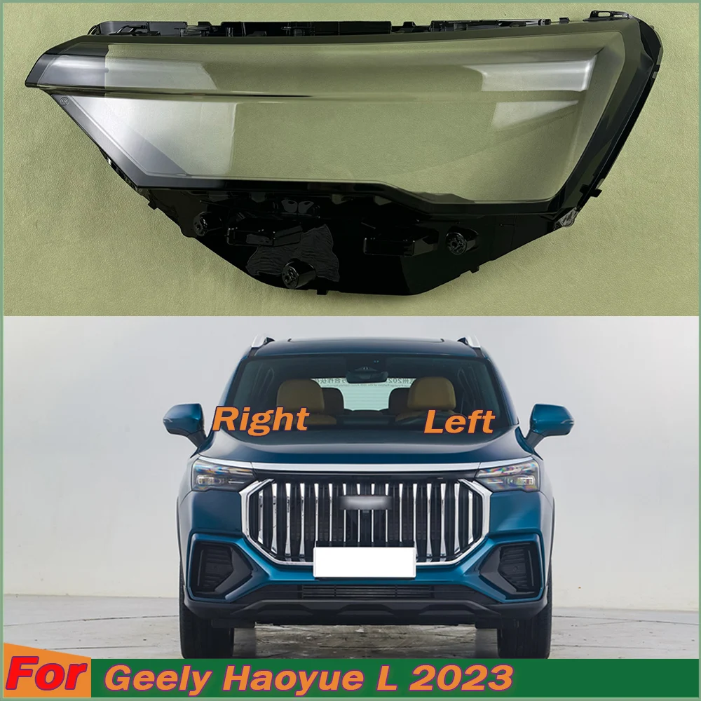 

For Geely Haoyue L 2023 Headlight Housing Shell Lamp Shade Lens Transparent Headlamp Cover Plexiglass Auto Replacement Parts