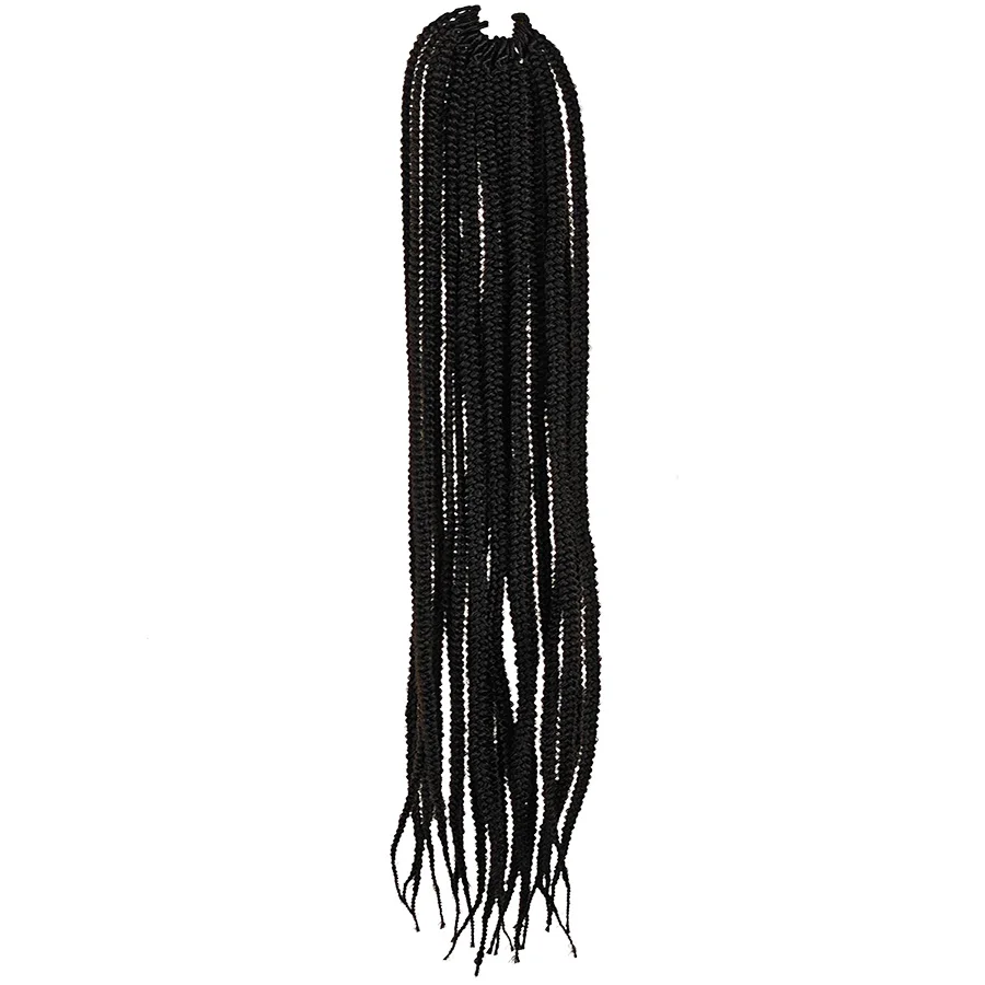 3S HAVANA BOX BRAID   Per Pack 24 inch  Color Box Braid  Crochet Hair, Pre-Looped Straight Synthetic Hair（1Pack *  20 Strands、#4