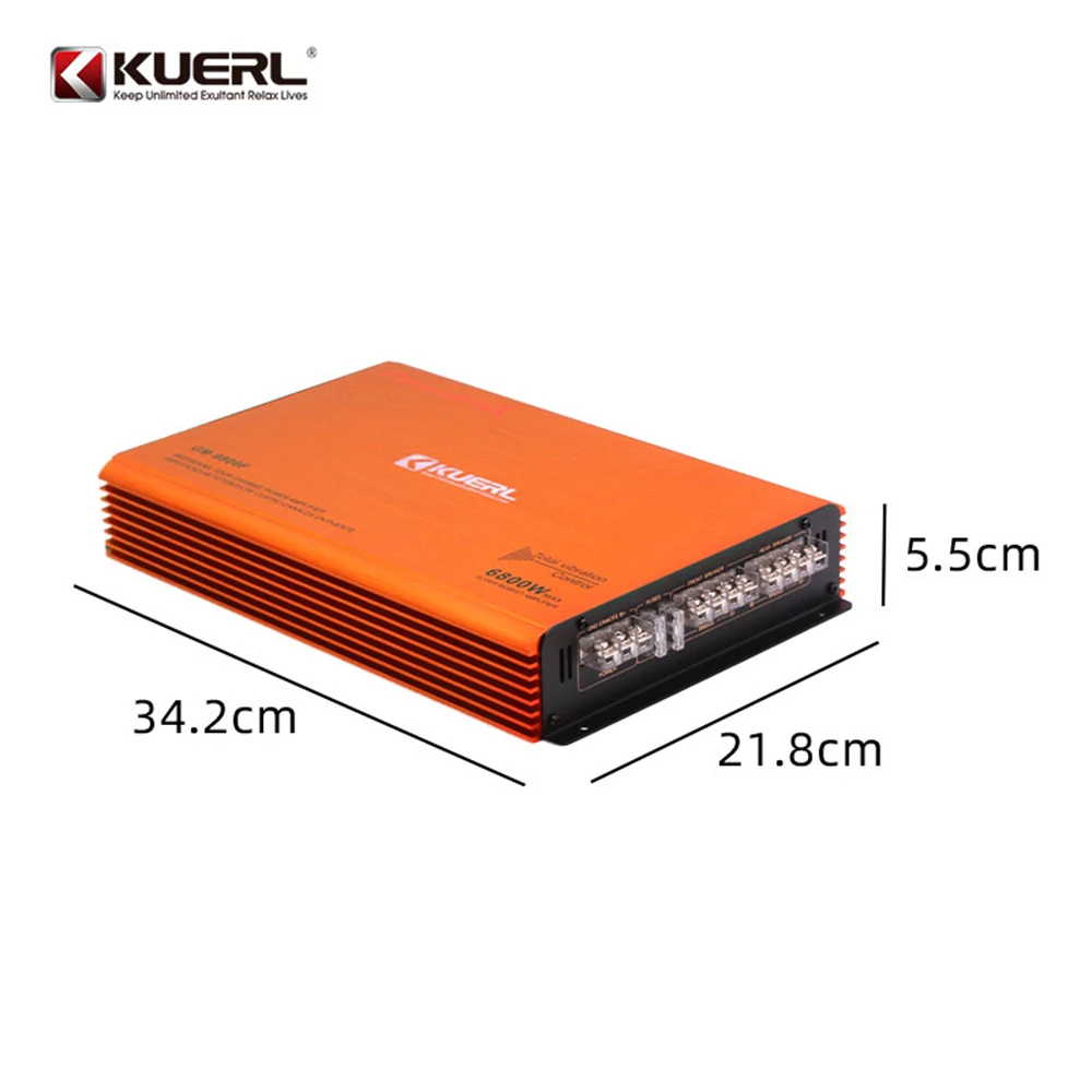 12 فولت سيارة مكبر كهربائي 4 قناة الصوت سيارة رقمية مكبر للصوت 6800 واط سيارة مضخم الصوت GM- 9800F #2