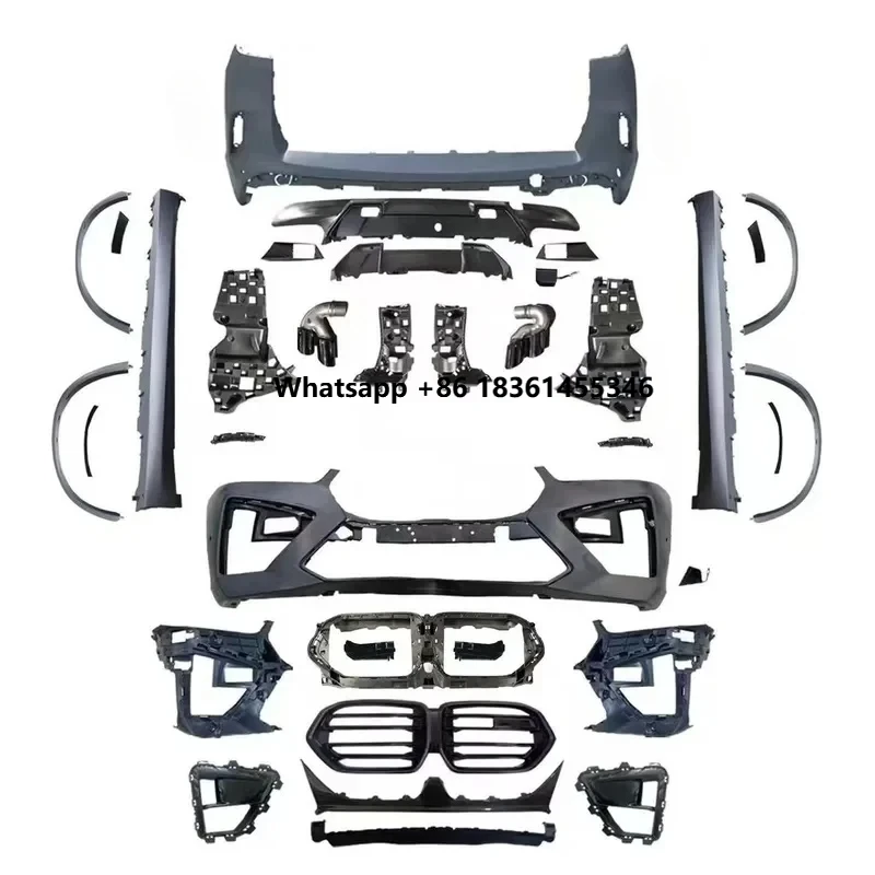 

for X5 G05 2024 Style X5M F95LCI - Front Rear Spoiler Diffuser Side Skirt Kit High Performance Bodykit Bumper Upgrade