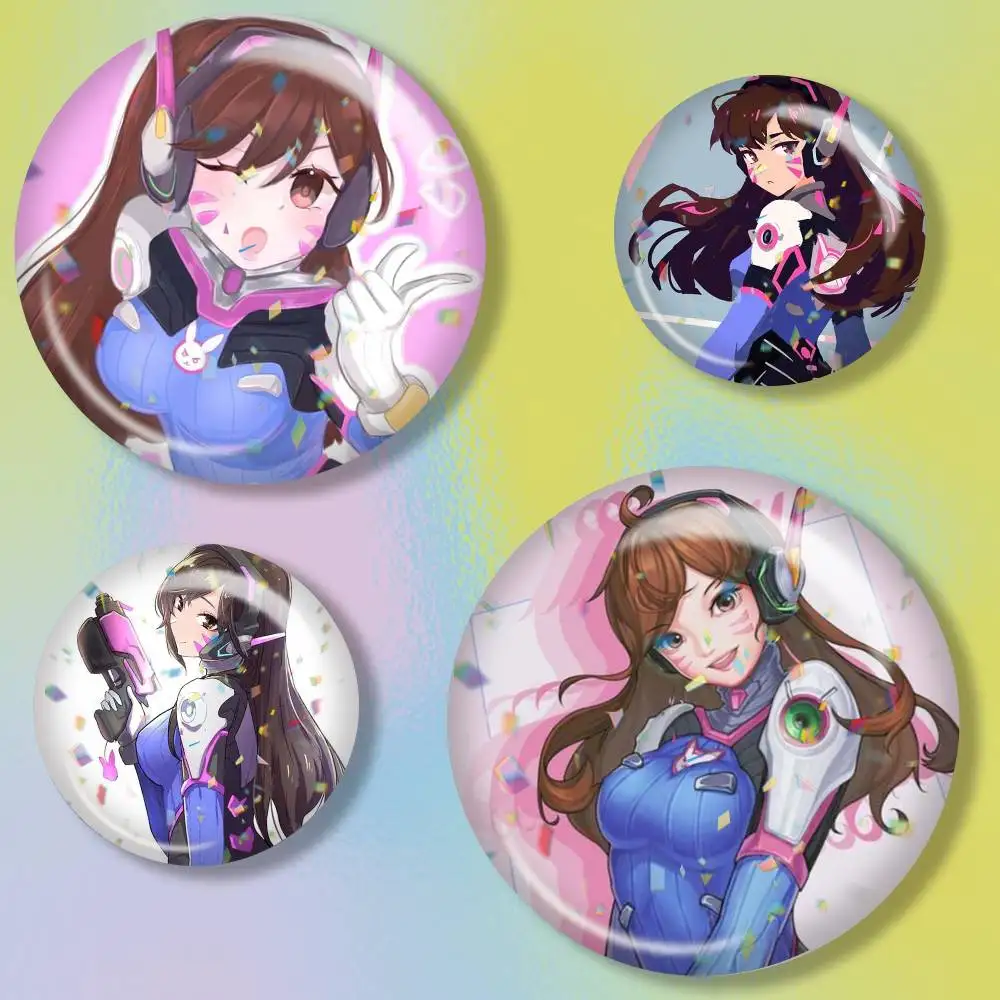 Pop Game O-Overwatch  Brooch Metal Badge Brooch, Fashion Decorative Pins for Hat Bag Clothing Decoration Gift