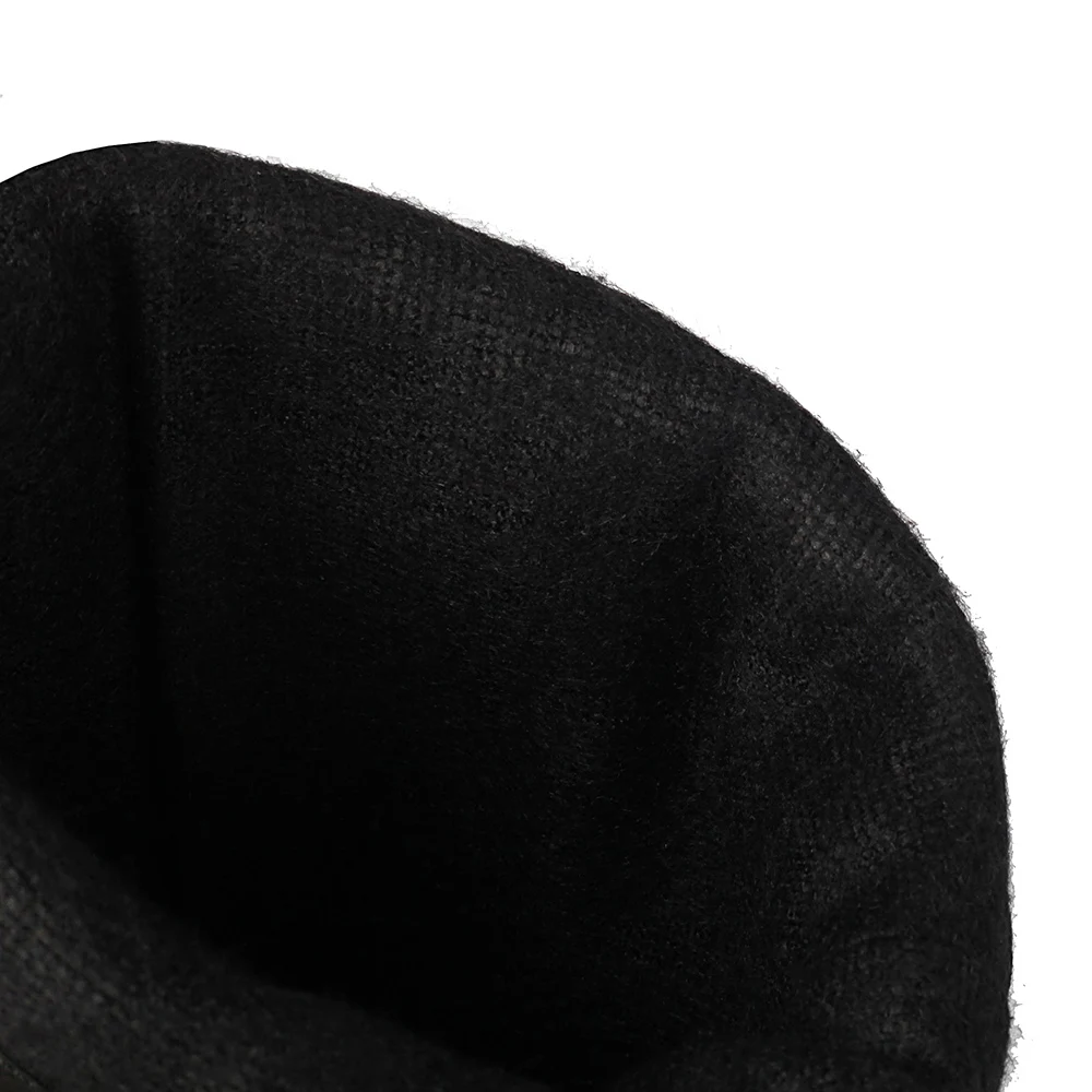 2025 جديد الشتاء ناضجة النساء السود منتصف العجل الأحذية الغربية 5 سنتيمتر مربع ميد كعب سيدة أحذية عارية زائد حجم كبير 11 43 46