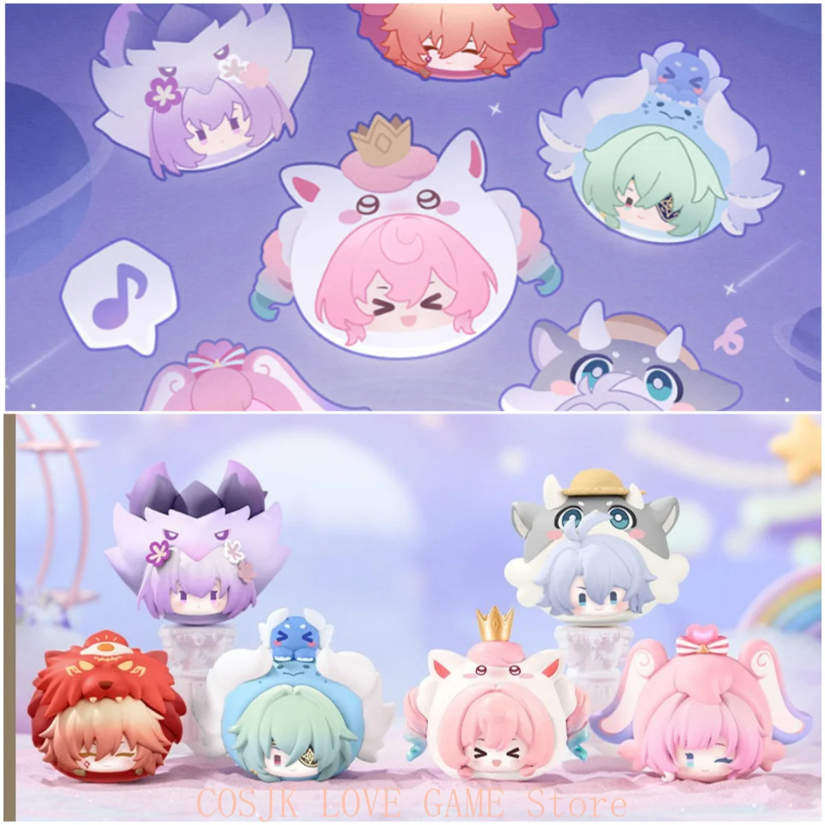 Официальная оригинальная новинка Honkai: Star Rail, фигурка-качалка «Космический парк развлечений», коллекционная аниме-модель miHoYo, подарок.