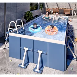 Swimming Pool for Children's Home Use Non Inflatable Large Stand Swimming Pool Foldable Family Courtyard Baby Outdoor Play Pool