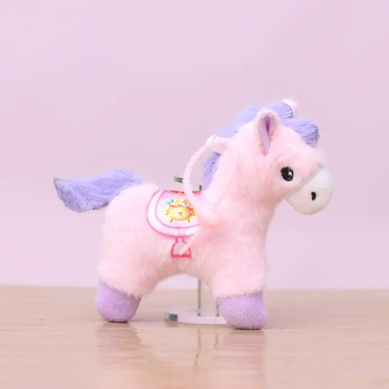 2026 pequeno cavalo pingente brinquedo de pelúcia chaveiro anime figuras boneca jogo de pelúcia boneca macia kawaii decoração brinquedo de pelúcia presentes