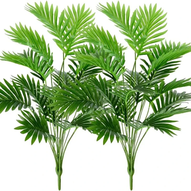 

60cm Large Artificial Palm Tree Fake Plants Palm Leaf for Home Room Decor Tropical Leaves Family Office Indoor Outside Decor