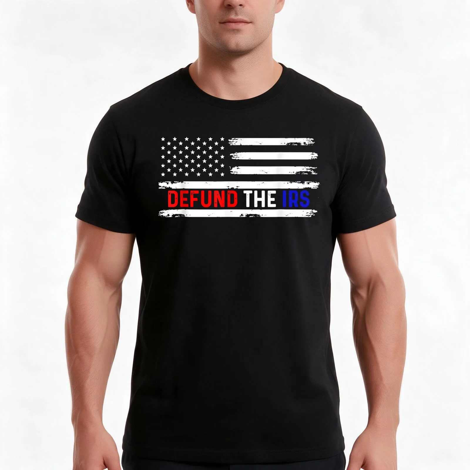 Defund The IRS, Tax Return Tee, Anti Tax, IRS Funny Humour T-Shirt, Summer Casual Cotton Tee, Oversized Streetwear Tops