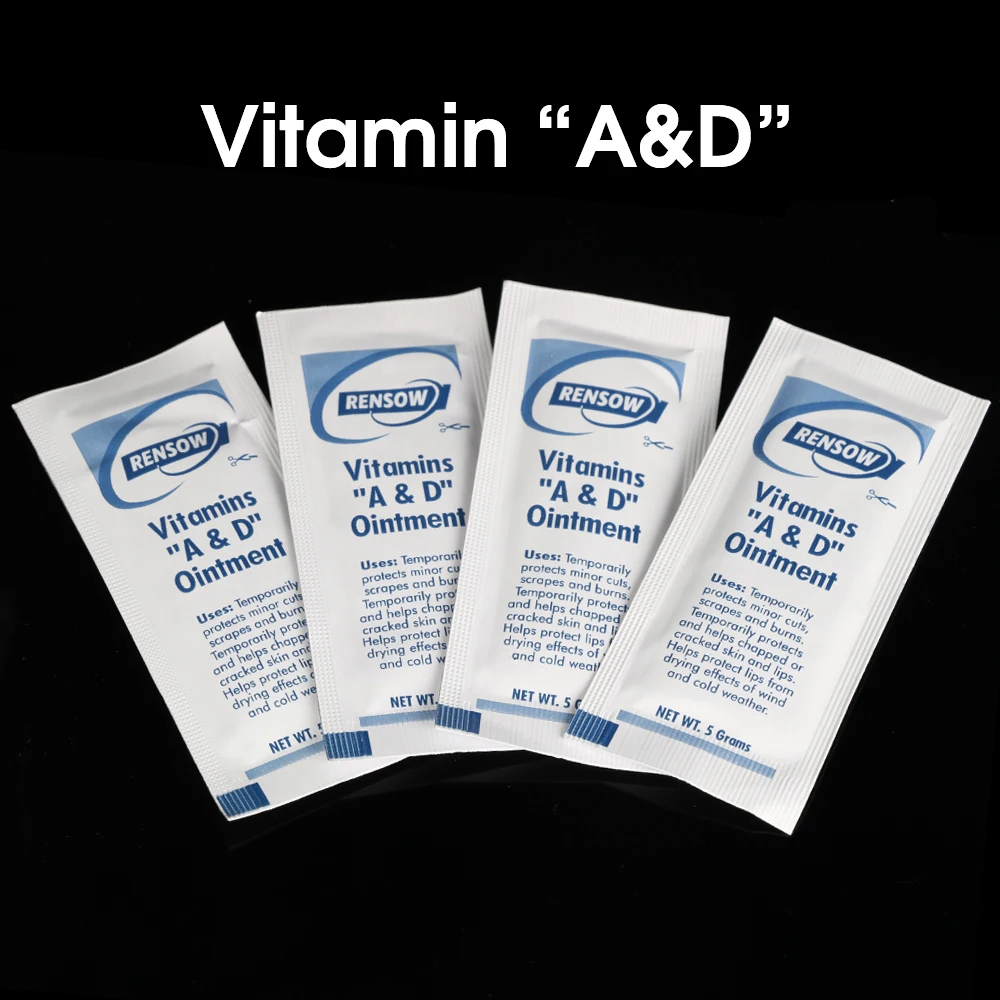 10/50/100pcs Tattoo Aftercare Cream Care Lotion Anti Scar Vitamin Ointment A&D Tattoo Body Art Beginner Repair Paste Healing