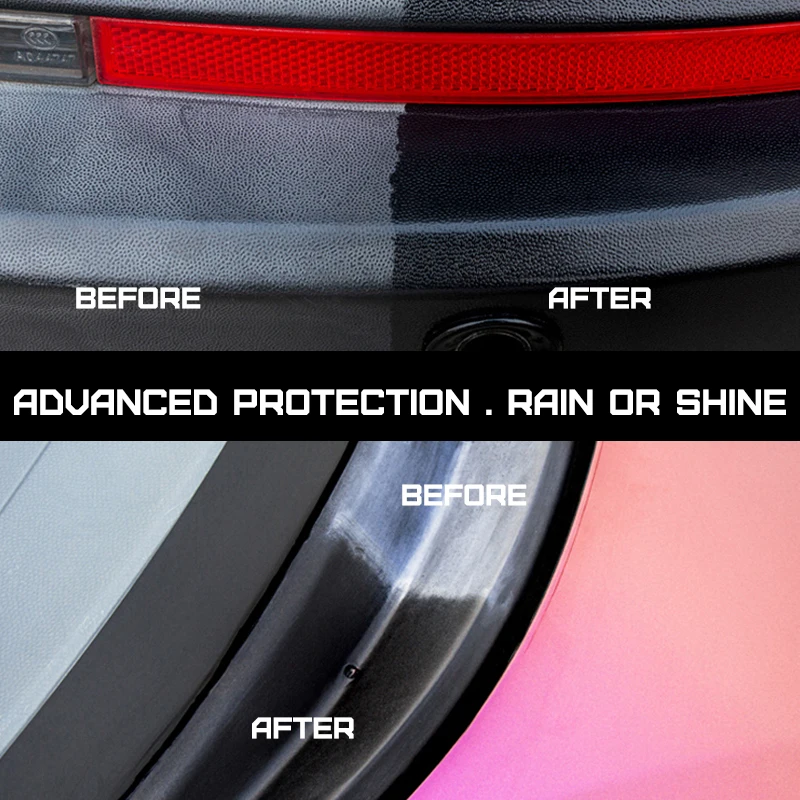 Car Plastic Restorer Ceramic Coating Long-Lasting Protect Repair Whitening Black Shine Plastic Trim & Rubber Care XG 24