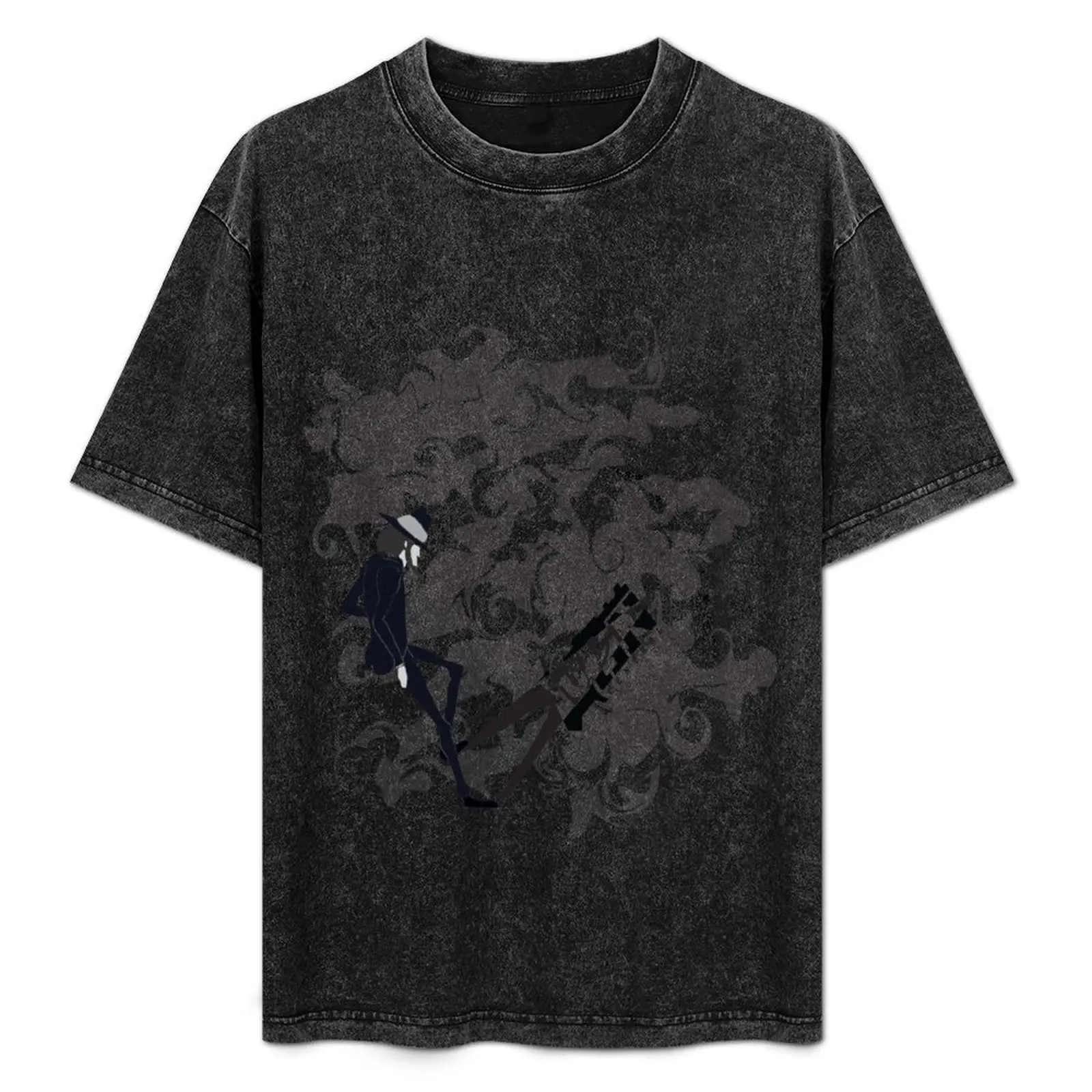 Hatted Gunman T-Shirt custom shirt Clothing graphic tee shirt essential t shirt compression men