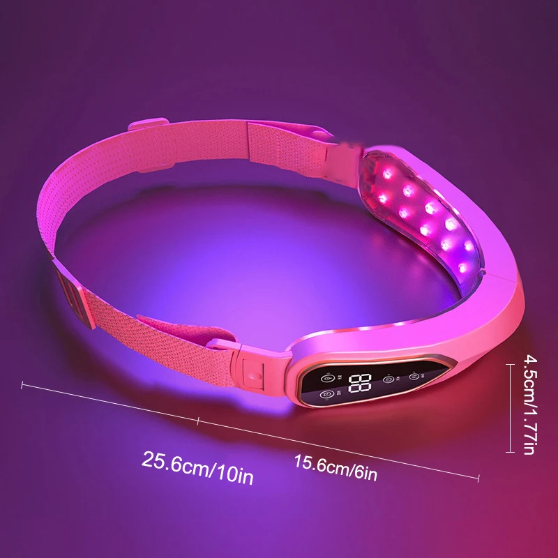 ไฟฟ้า V-face Face Lift อุปกรณ์ LED Photon Therapy Microcurrent กระชับผิว Double Chin Remover EMS Face Slimming Massager