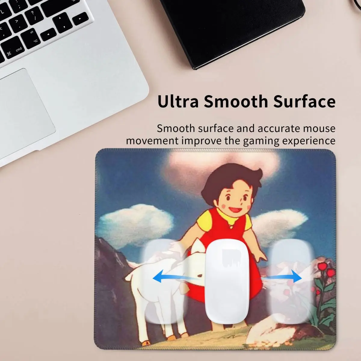 Multi-size Mouse Pad Heidi On A Walk On The Mountain Gamer PC Laptop Mats Keyboard Computer Gaming Office Accessories Desk Mat