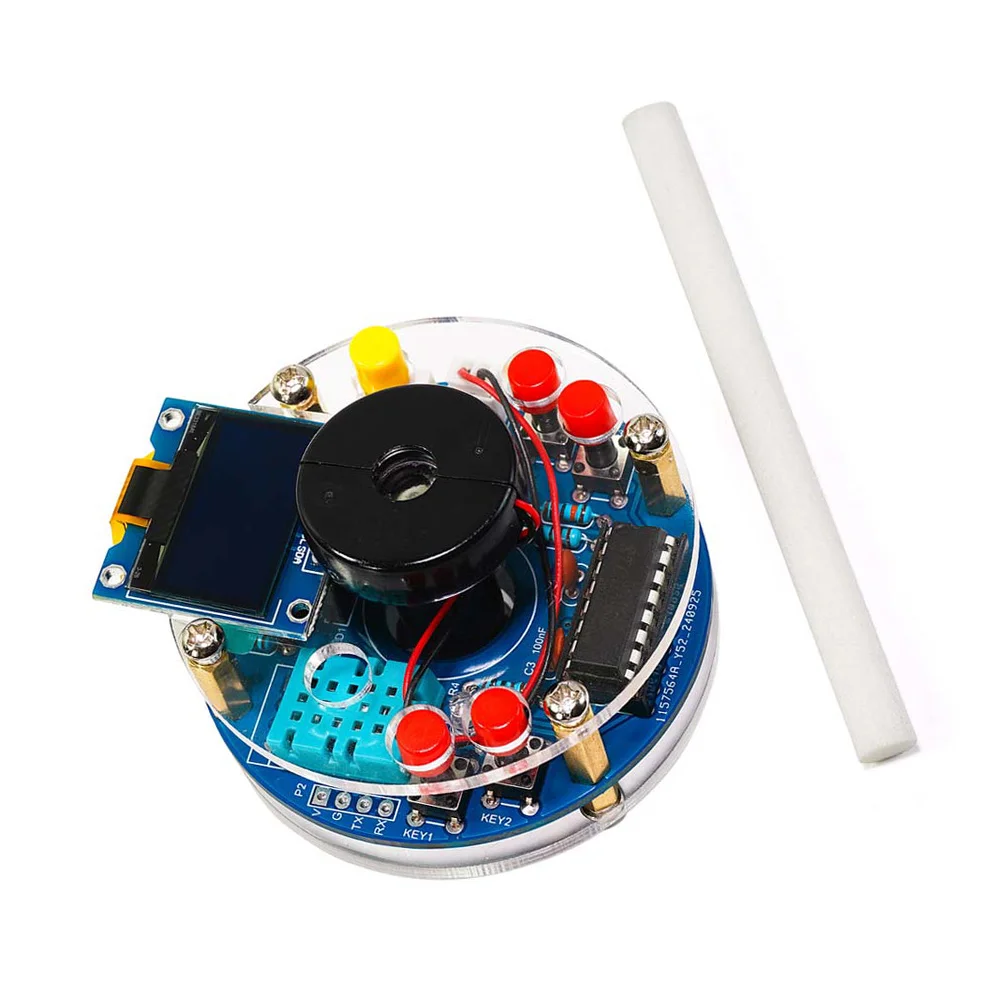 USB Humidifier DIY Kit With For Oled Display For Temp Humidity Monitor Soldering Practice Atomizer Circuit Board Black Blue For