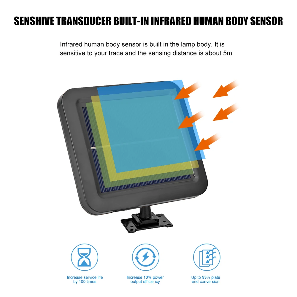 100LED Cob Solar Wa…