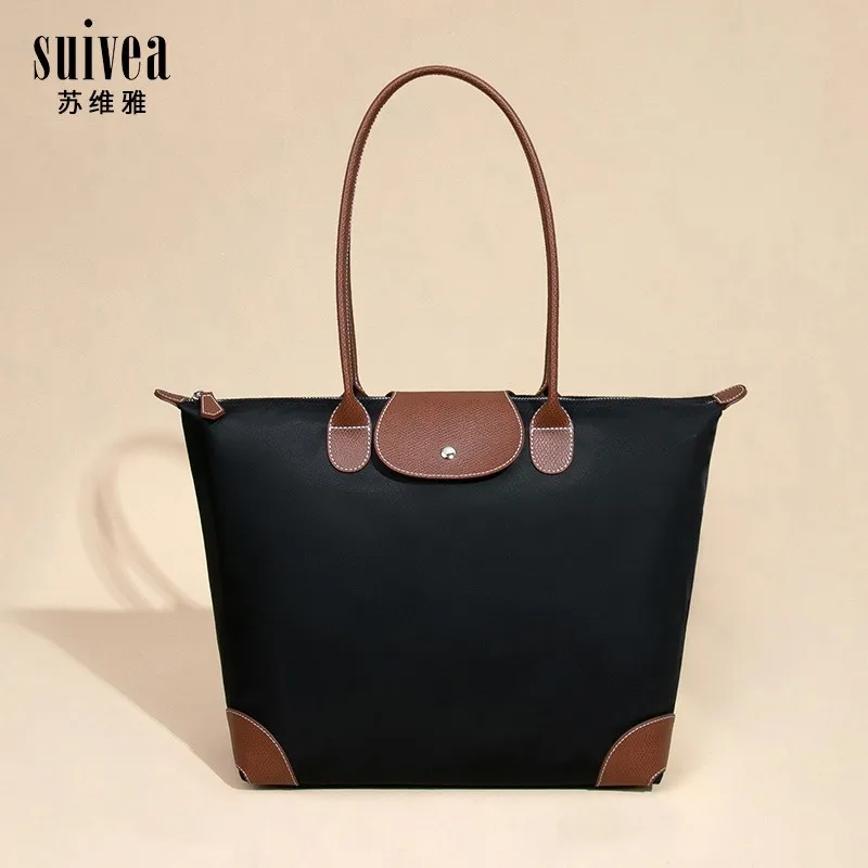 

Дизайнерская высококачественная пригородная сумка для ноутбука, нейлоновая большая сумка через плечо большой вместимости на одно плечо, элегантная женская сумка