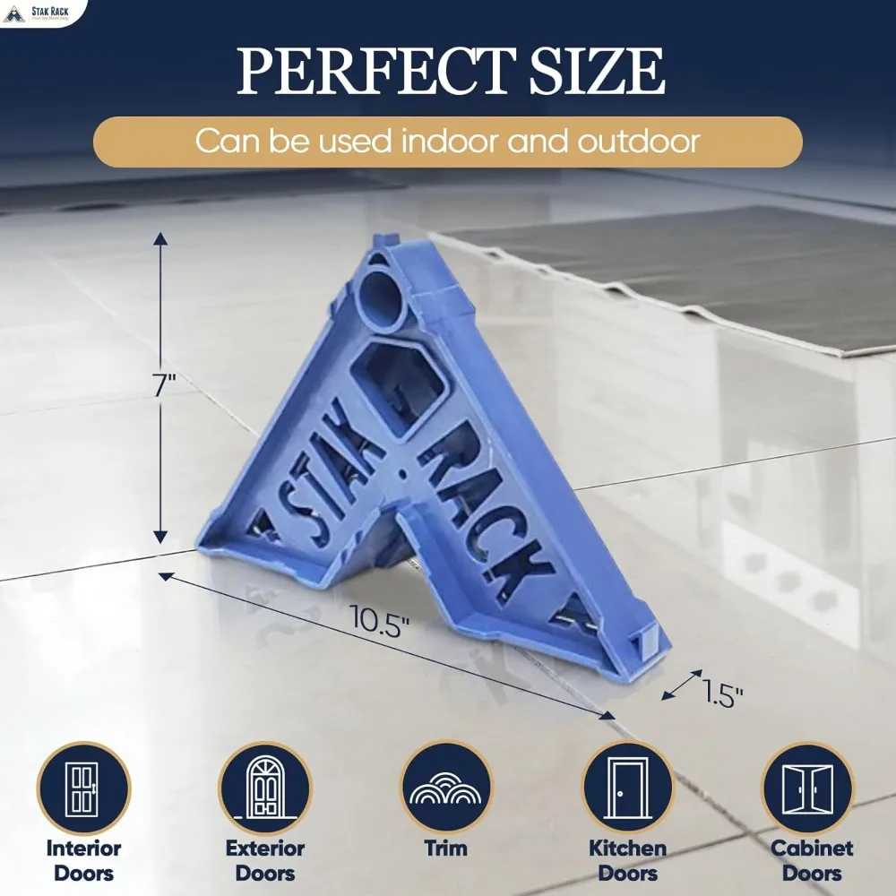 

6 in 1 Painter's Accessory Tool Stacking Design Paint Interior or Exterior Doors, Trim & Kitchen Cabinet Doors for Contractors