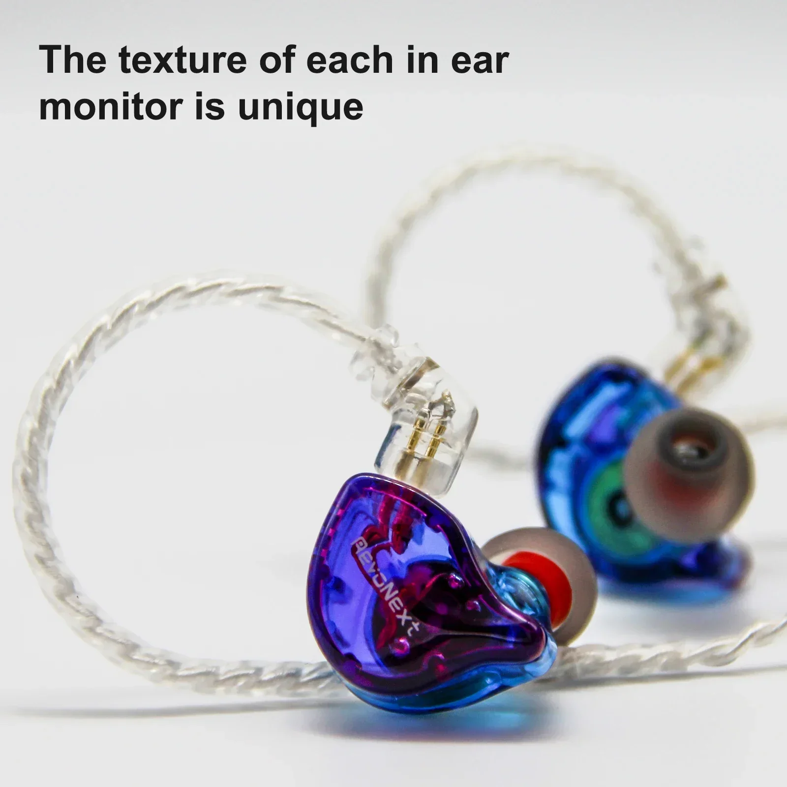 RevoNext RH-212 IEMs HIFI Wired in Ear Earphone Dual Magnetic dynamic Monitors Headphones for Musicians Drummers Singers HiFi