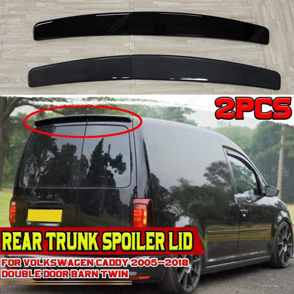 

Для Volkswagen VW Caddy двойной дверной спойлер на крышу 2005-2018 автомобильный задний спойлер на крышу задний багажник спойлер на крыло расширение детали тюнинг