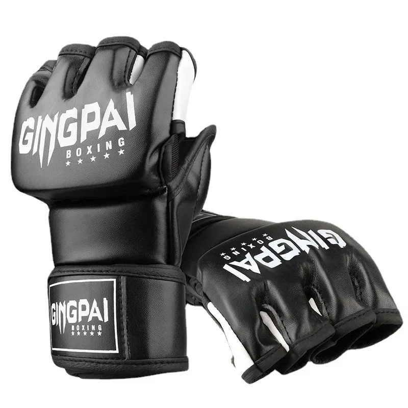 Boxing Gloves Sparring Gloves Men Women Training Professional MMA Half-Finger Fighting Boxing Gloves Sanda Free Fighting