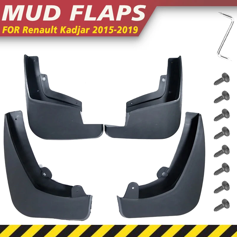 

Mudguards For Renault Kadjar 2015-2019 2016 2017 2018 Tire Mudflaps Fender Flares Mud Flap Splash Guards Wheel Parts Accessorie