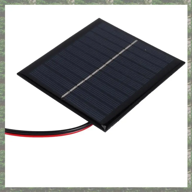 أفضل 2025-1 واط 5.5 فولت الخلايا الشمسية الايبوكسي الكريستالات لوحة طاقة شمسية + كليب لشحن 3.7 فولت نظام البطارية لعبة مصباح ليد دراسة 95X9 #3