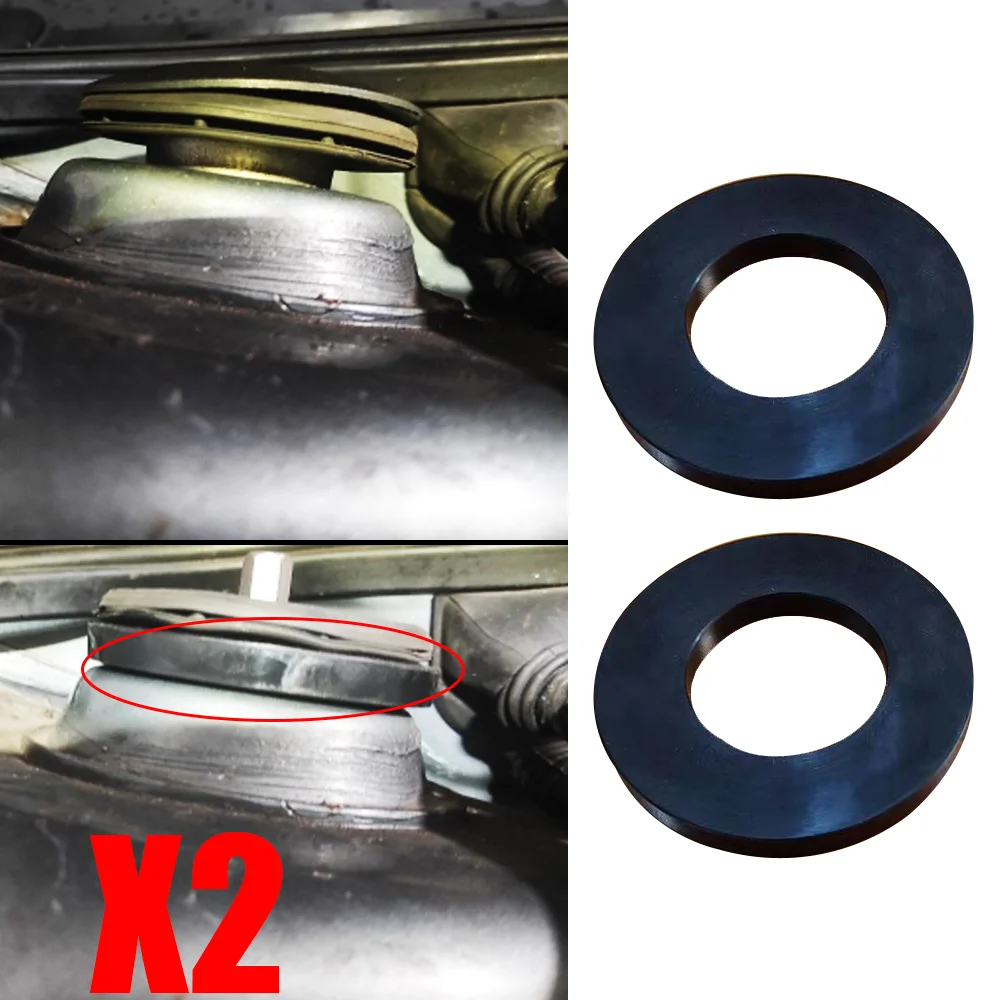 2X For VW Golf mk2 3 4 Car Front Shock Absorber Tower Rubber Buffer Ring Bushing Bearing Washer Protector Durable Reduce Noise